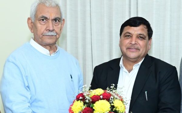 Bhaderwah MLA, senior BJP leader call on LG Sinha