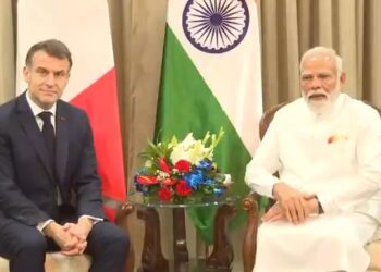 PM Modi holds talks with French President Macron in Mumbai