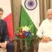 PM Modi holds talks with French President Macron in Mumbai