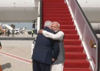 PM Modi receives red carpet welcome as he begins 2-day visit to Israel