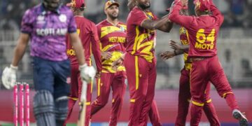 Hetmyer fifty, Shepherd five-for power Windies to easy win over Scotland