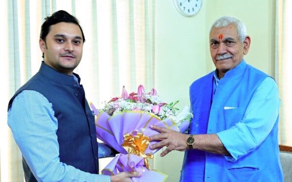 Martand Singh meets LG Sinha, discusses youth and sports initiatives