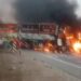 13 killed in Andhra bus fire; Prez, PM condole deaths