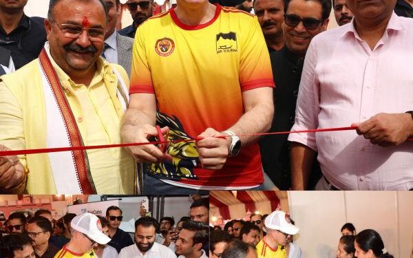 CM Omar Abdullah unveils Jammu Marathon Expo at Gandhi Nagar