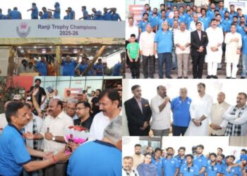 Deputy Chief Minister, YS&S Minister Felicitate J&K Cricket Team for Historic Ranji Trophy 2025–26 Triumph