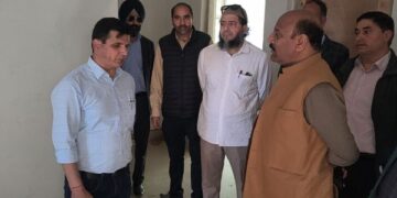 Deputy Chief Minister inspects development works in Nowshera Sub Division