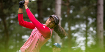 Diksha T-8th after first round in Australia
