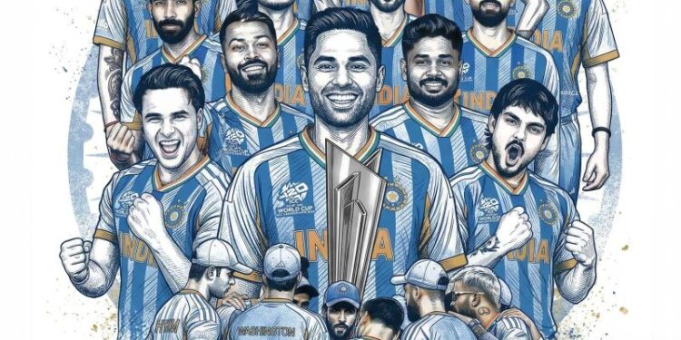 Three For A Joy: India perform Demolition Act, win 3rd T20 World Cup title