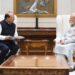 LG of Ladakh meets Prime Minister Modi