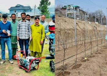 Shopian gets push in farm mechanization, high-density plantation