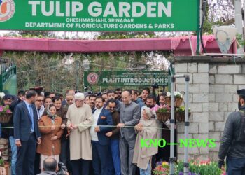CM Omar Abdullah throws open Asia’s largest Tulip Garden in Srinagar