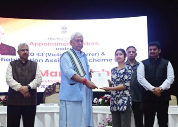 LG hands over appointment letters to terror victims’ families, vows strongest action against terror ecosystem