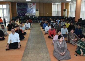 Judicial Academy, Isha Foundation organises “Yoga for Health” session