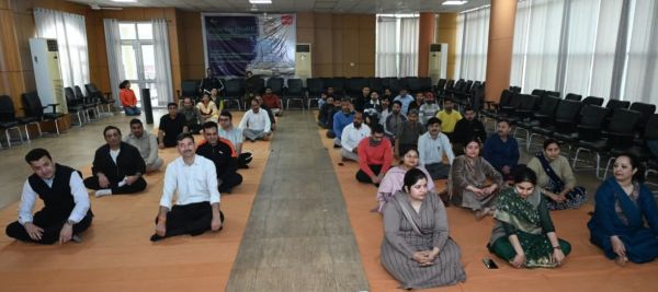 Judicial Academy, Isha Foundation organises “Yoga for Health” session