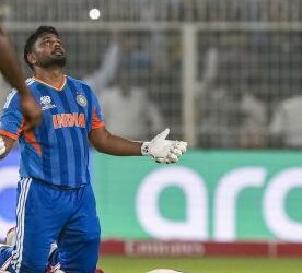 Sanju’s 97 not out under Eden pressure seals India’s semifinal berth, down WI by five wickets