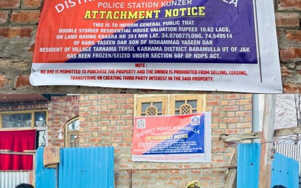 Police bust drug ring in Tangmarg