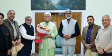 Delegations call on LG Sinha in Jammu