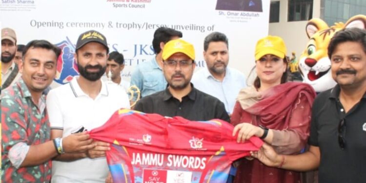 Satish Sharma inaugurates YSS–JKSC Cricket League; hails Ranji Triumph