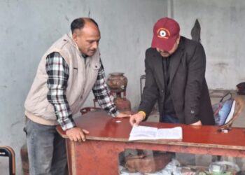 Satish Sharma leads intensive market checking drive across Jammu