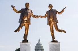 The Politics of Satire: The Trump–Epstein Statue and the Message of “Secret Handshake”