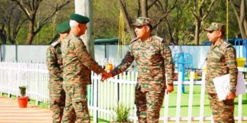 GOC Rising Star Corps reviews operational preparedness of troops in Mamun sector