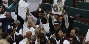 J&K assembly adjourned amid chaos over Khamenei death, demand for National Law University