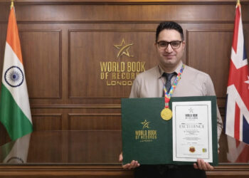 Dr. Tasaduk Hussain Itoo honoured by World Book of Records, London