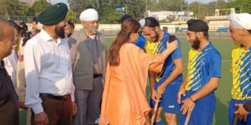 Hockey J&K UT Men’s Championship begins at KK Hakku Stadium after three-year gap