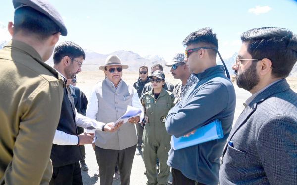 LG Vinai Kumar Saxena attends Hospital-renaming ceremony in Kargil