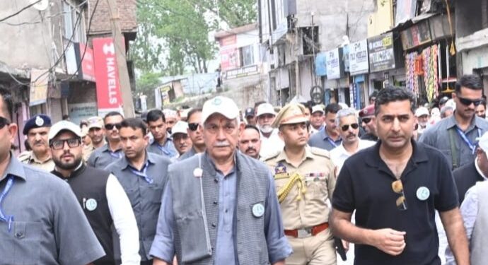 Leading Nasha Mukt Padyatra in Rajouri, LG says, 63 drug smugglers arrested in a 5-day-long crackdown