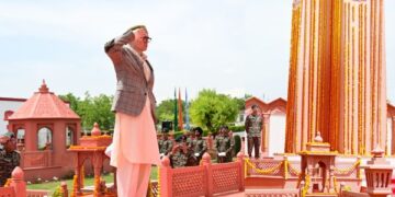 CM unveils renovated War Memorial at JAKLI centre