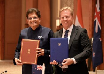 India, New Zealand ink ‘once-in-a-generation’ trade deal; to be implemented year end