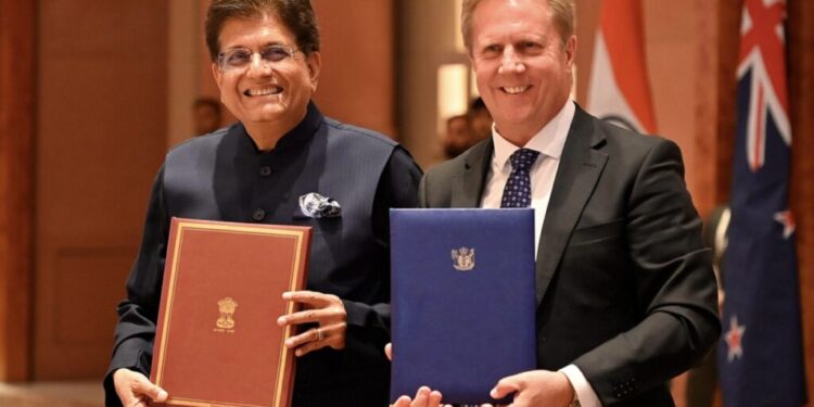 India, New Zealand ink ‘once-in-a-generation’ trade deal; to be implemented year end