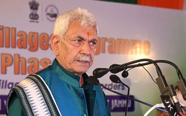 Border villages are India’s first line of defence, residents first in PM Modi’s priorities: LG Sinha