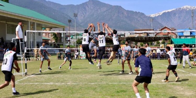 North Kashmir Volleyball Premier League held in memory of Capt Vishal Bhandral