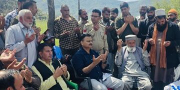 Rana visits Surankote, consoles families of Kuwait accident victims