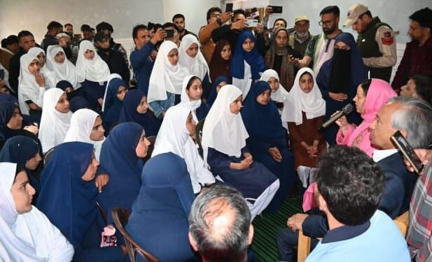 Sakeena Itoo lays foundation stones for development projects in Kulgam