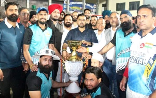 Satish Sharma emphasizes youth engagement, sports promotion at Sher-e-Kashmir T20 Tournament Finale