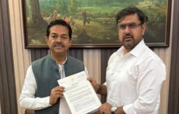 Satish Sharma meets Union MoS, seeks removal of NFSA cap, expanded ration coverage