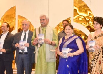 LG Sinha launches book “Healer in Exile: The Untold Story of Dr. Sushil Razdan”