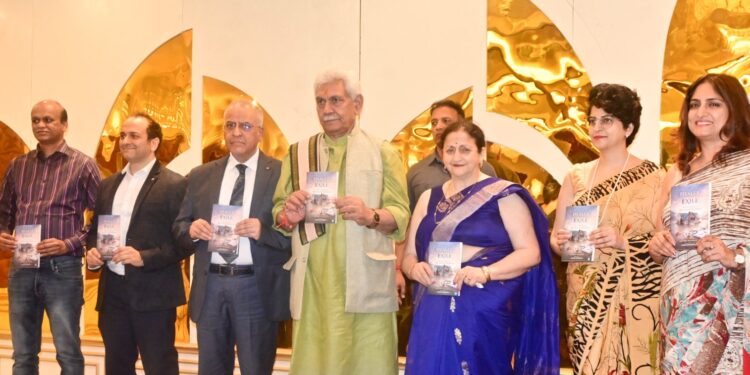 LG Sinha launches book “Healer in Exile: The Untold Story of Dr. Sushil Razdan”