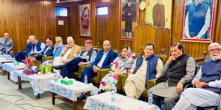 Farooq Abdullah asks NC leaders to strengthen grassroots outreach