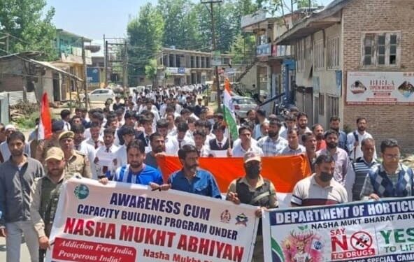 Police intensify anti-drug campaign across Pulwama, Baramulla, Awantipora and Bandipora
