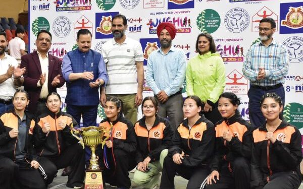 All India Inter-University Wushu Championship concludes at SKISC Srinagar