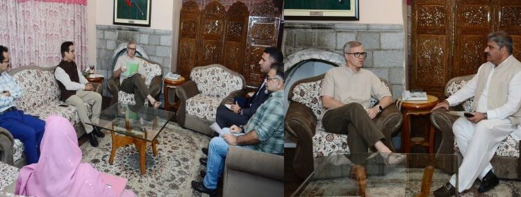 Raabita: CM discusses developmental, welfare issues with public representatives, deputations
