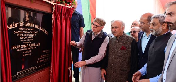 CM inaugurates 368 residential units for govt employees at Sempora, Pampore