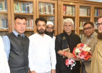 BJP, public and civil society delegations call on LG Sinha