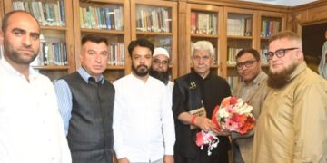 BJP, public and civil society delegations call on LG Sinha