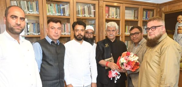 BJP, public and civil society delegations call on LG Sinha