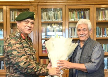 LG Sinha meets delegations, public representatives in Srinagar